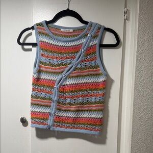 Peppermayo Multicolor Knit Vest